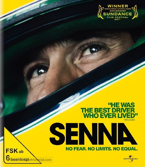 Senna - German Blu-Ray movie cover