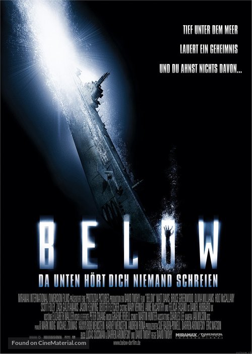 Below - German Movie Poster