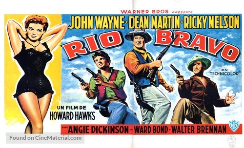 Rio Bravo - Belgian Movie Poster