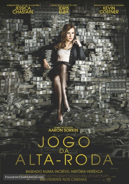 Molly&#039;s Game - Portuguese Movie Poster