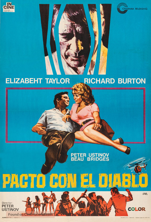 Hammersmith Is Out - Spanish Movie Poster