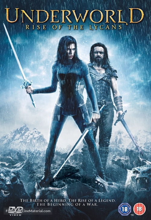 Underworld: Rise of the Lycans - British Movie Cover