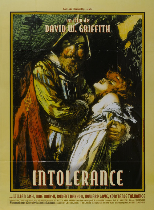 Intolerance: Love&#039;s Struggle Through the Ages - French Movie Poster
