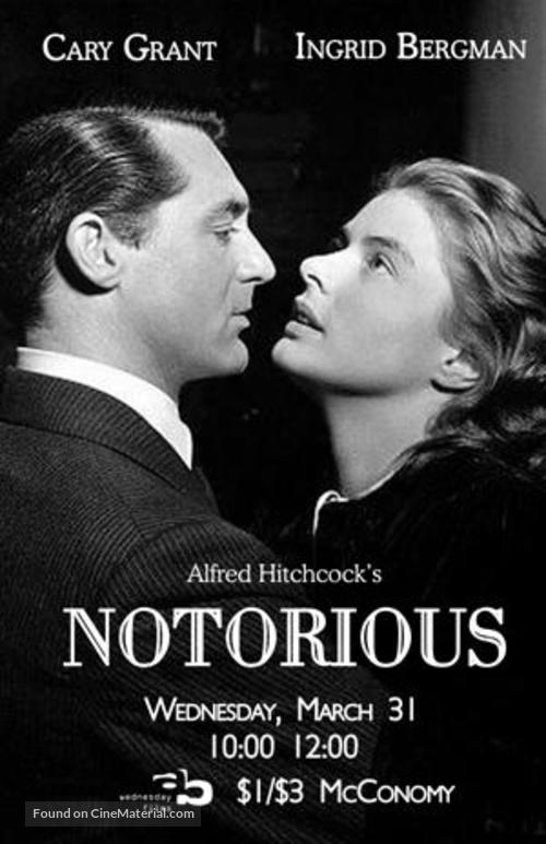 Notorious - Re-release movie poster
