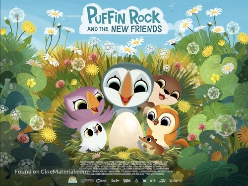 Puffin Rock and the New Friends - Irish Movie Poster