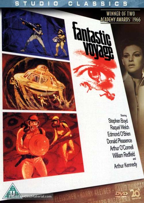Fantastic Voyage - British DVD movie cover