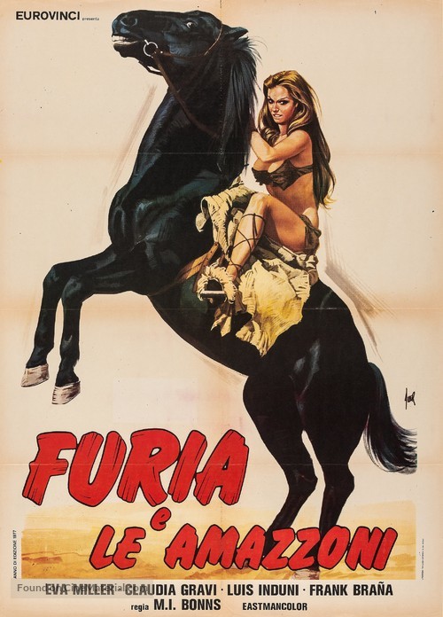 Kilma, reina de las amazonas - Italian Movie Poster