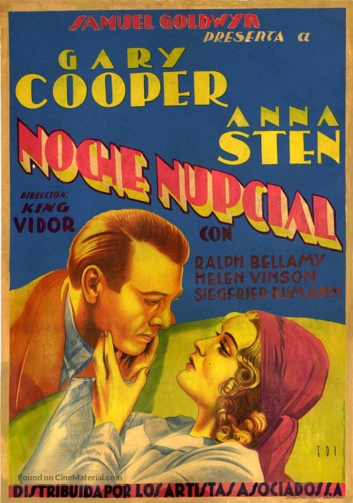 The Wedding Night - Spanish Movie Poster