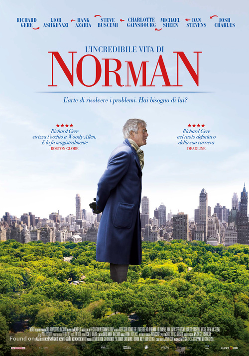 Norman: The Moderate Rise and Tragic Fall of a New York Fixer - Italian Movie Poster
