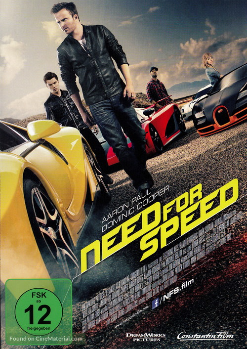 Need for Speed - German Movie Cover