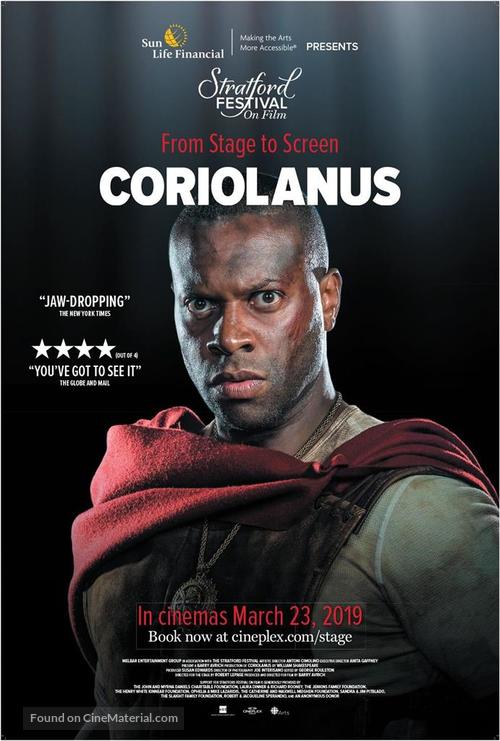 Coriolanus - Canadian Movie Poster