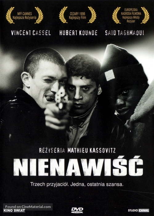 La haine - Polish DVD movie cover