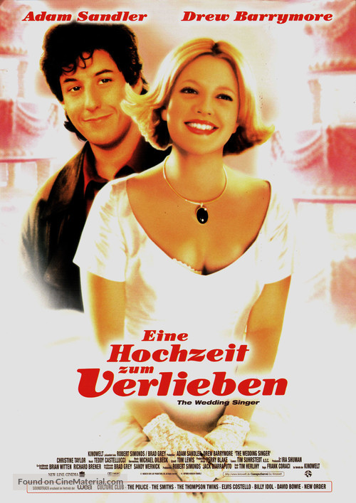 The Wedding Singer - German Movie Poster