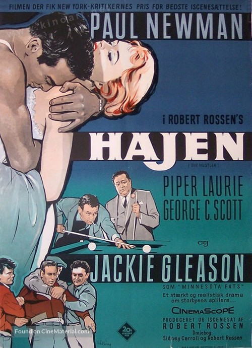 The Hustler - Danish Movie Poster