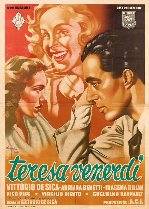 Teresa Venerd&igrave; - Italian Movie Poster