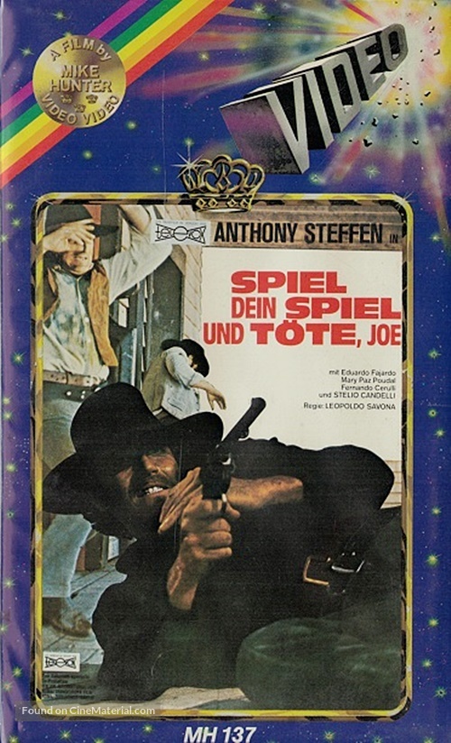 Un uomo chiamato Apocalisse Joe - German VHS movie cover