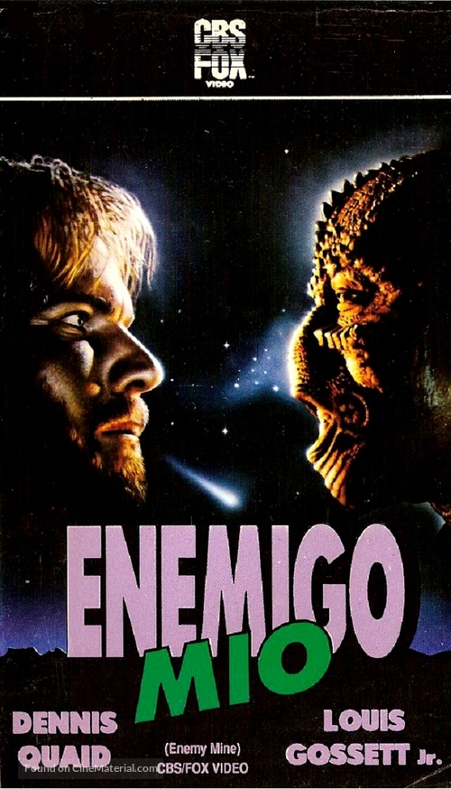 Enemy Mine - Argentinian VHS movie cover