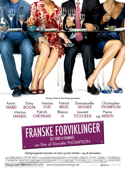 Le code a chang&eacute; - Danish Movie Poster