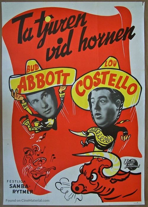 Mexican Hayride - Swedish Movie Poster