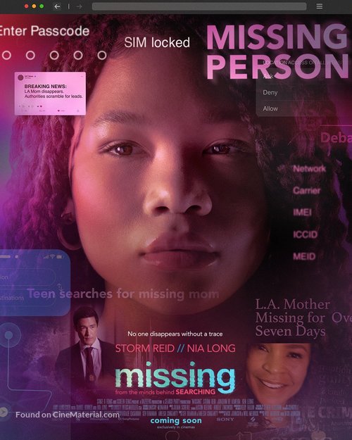 Missing - Singaporean Movie Poster
