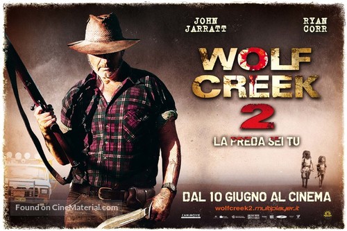 Wolf Creek 2 - Italian Movie Poster