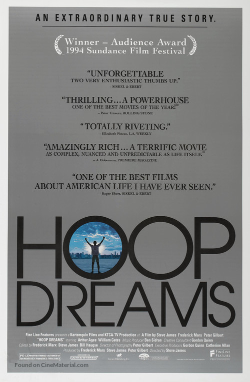 Hoop Dreams - Movie Poster