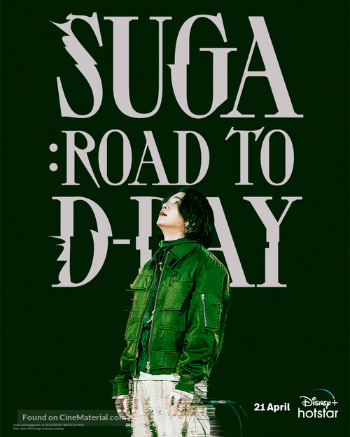 Suga: Road to D-Day - Indonesian Movie Poster