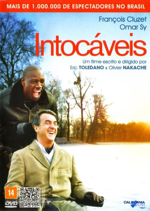 Intouchables - Brazilian DVD movie cover