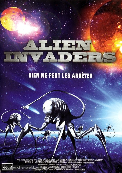 High Plains Invaders - French Movie Cover