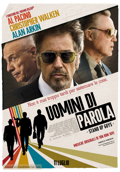 Stand Up Guys - Italian Movie Poster