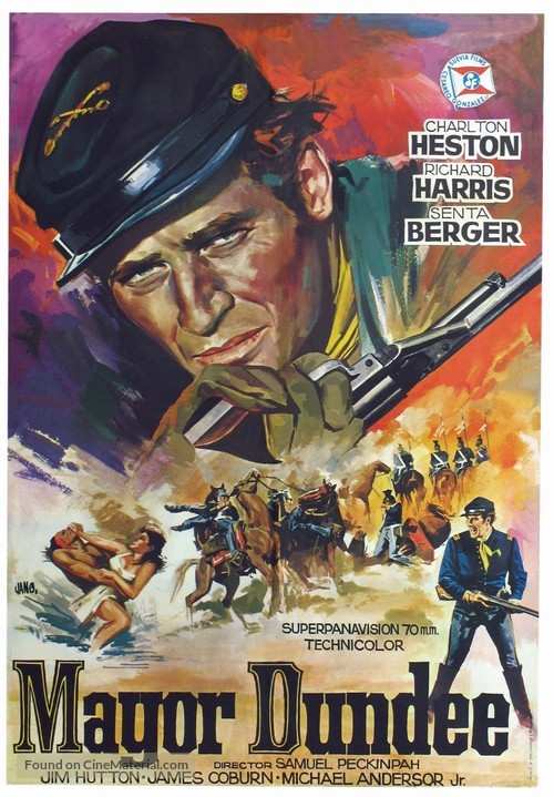 Major Dundee - Spanish Movie Poster