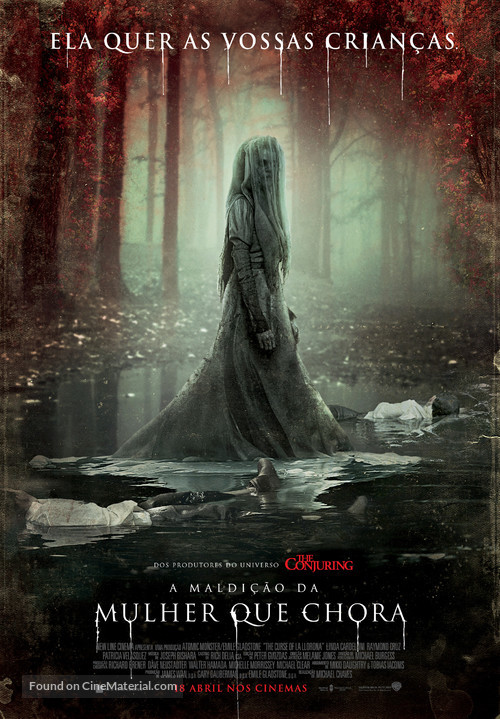 The Curse of La Llorona - Portuguese Movie Poster