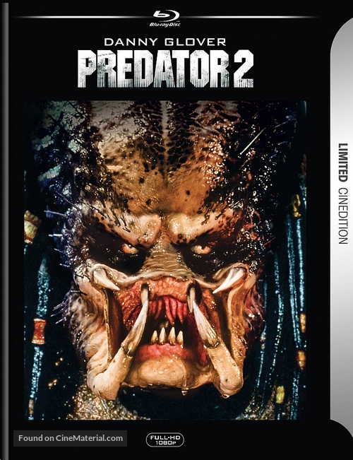 Predator 2 - German Blu-Ray movie cover