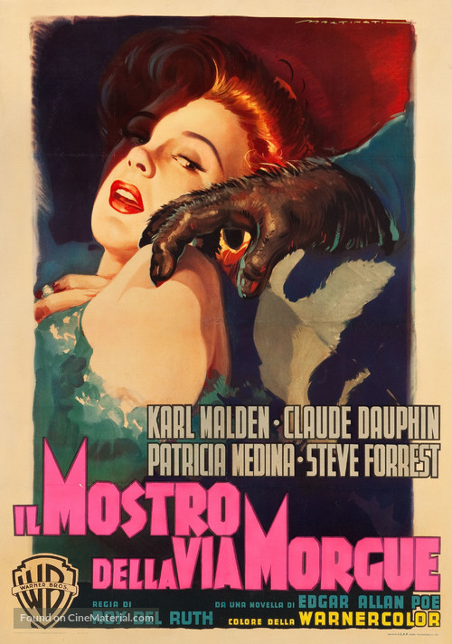 Phantom of the Rue Morgue - Italian Movie Poster