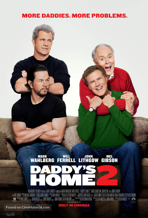 Daddy&#039;s Home 2 - Indonesian Movie Poster