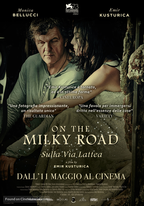 On the Milky Road - Italian Movie Poster