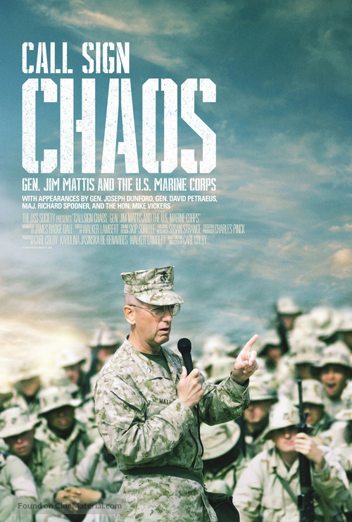 Call Sign Chaos: General Jim Mattis and the U.S. Marine Corps - Movie Poster