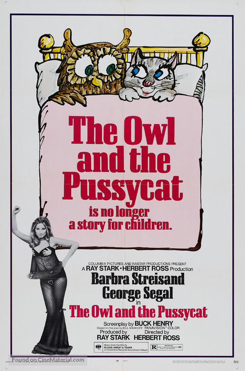 The Owl and the Pussycat - Theatrical movie poster