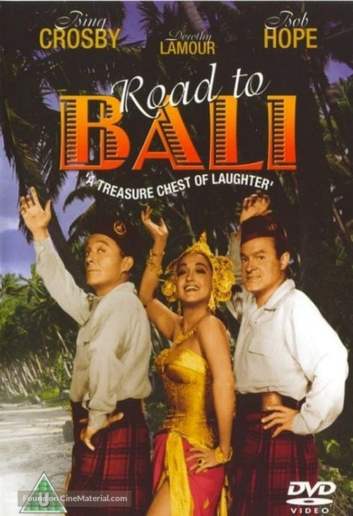 Road to Bali - British DVD movie cover