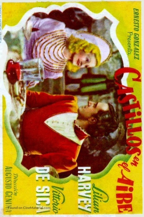 Castelli in aria - Spanish Movie Poster