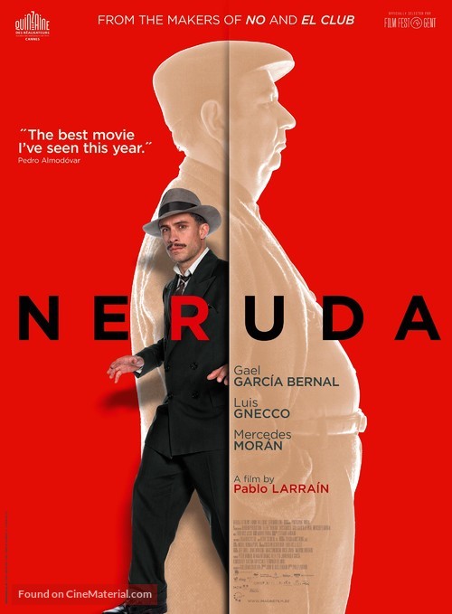Neruda - Belgian Movie Poster