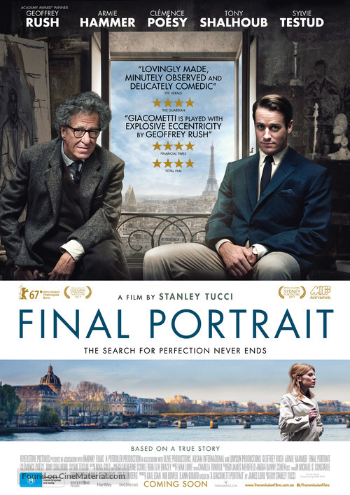 Final Portrait - Australian Movie Poster