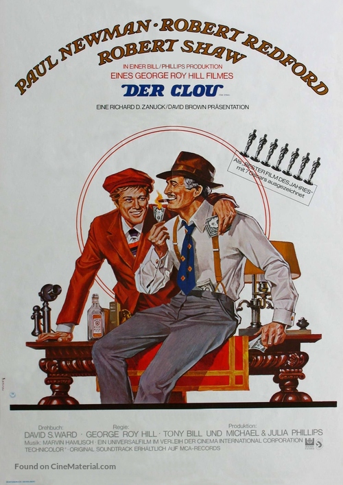 The Sting - German Movie Poster
