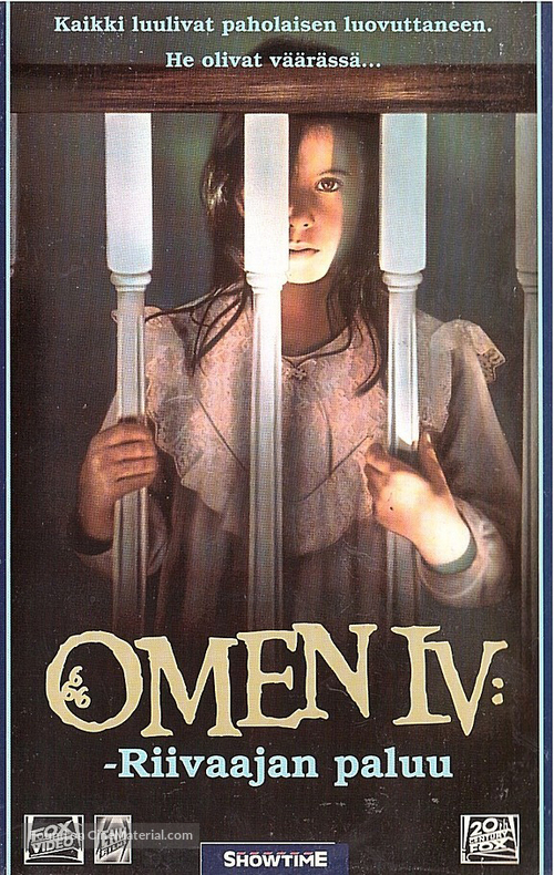 Omen IV: The Awakening - Finnish VHS movie cover