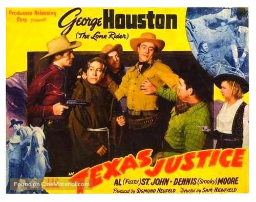 The Lone Rider in Texas Justice - Movie Poster