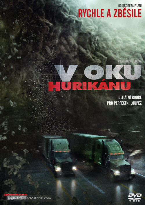 The Hurricane Heist - Czech DVD movie cover