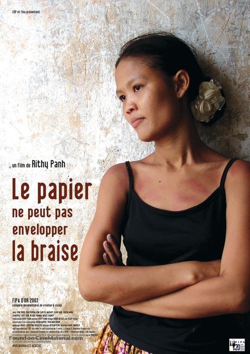 Papier ne peut pas envelopper la braise, Le - French Movie Poster