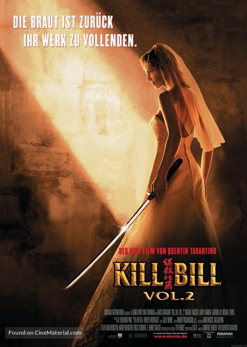 Kill Bill: Vol. 2 - German Movie Poster