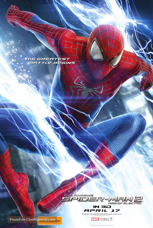 The Amazing Spider-Man 2 - Australian Movie Poster
