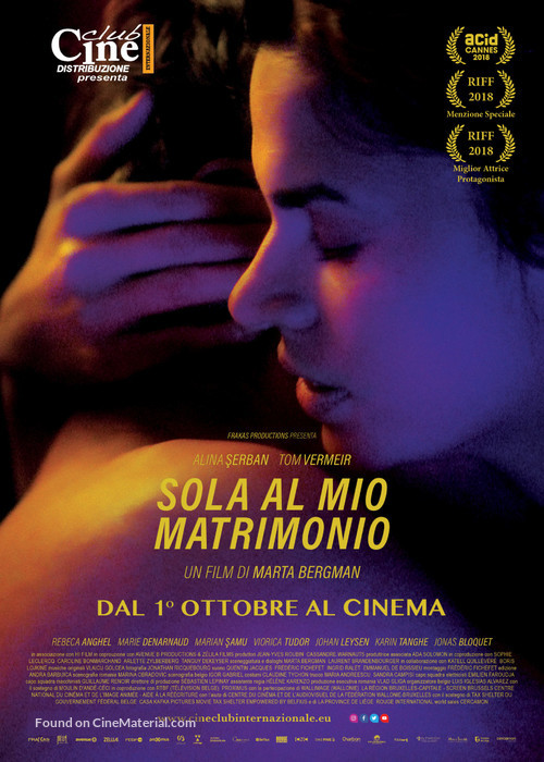 Seule &agrave; mon mariage - Italian Movie Poster